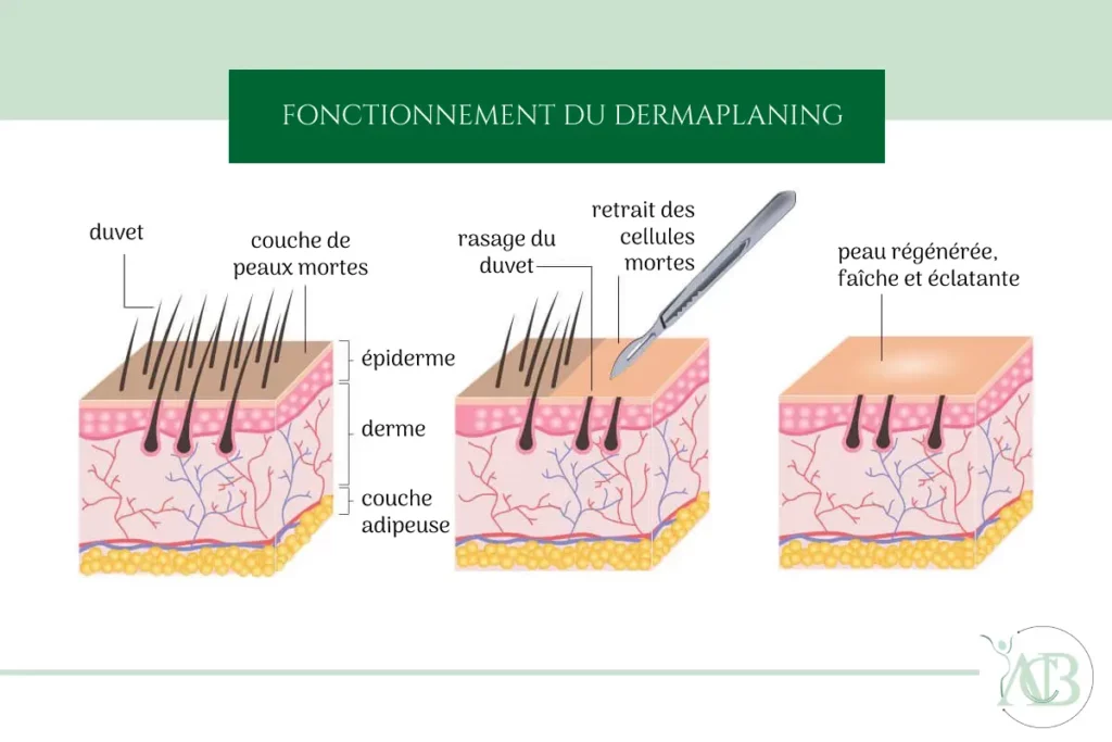 Fonctionnement du dermaplaning