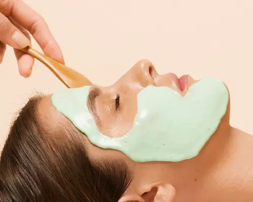 soin visage payot - application du masque pureté
