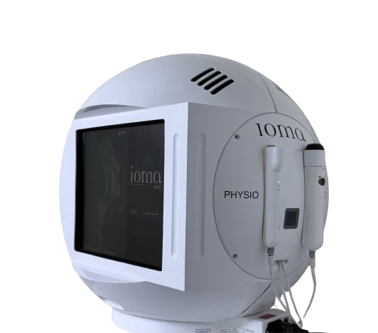Machine IOMA Sphère II utilisée pour le diagnostic visage en institut A’Corps Beauté Nancy et Metz